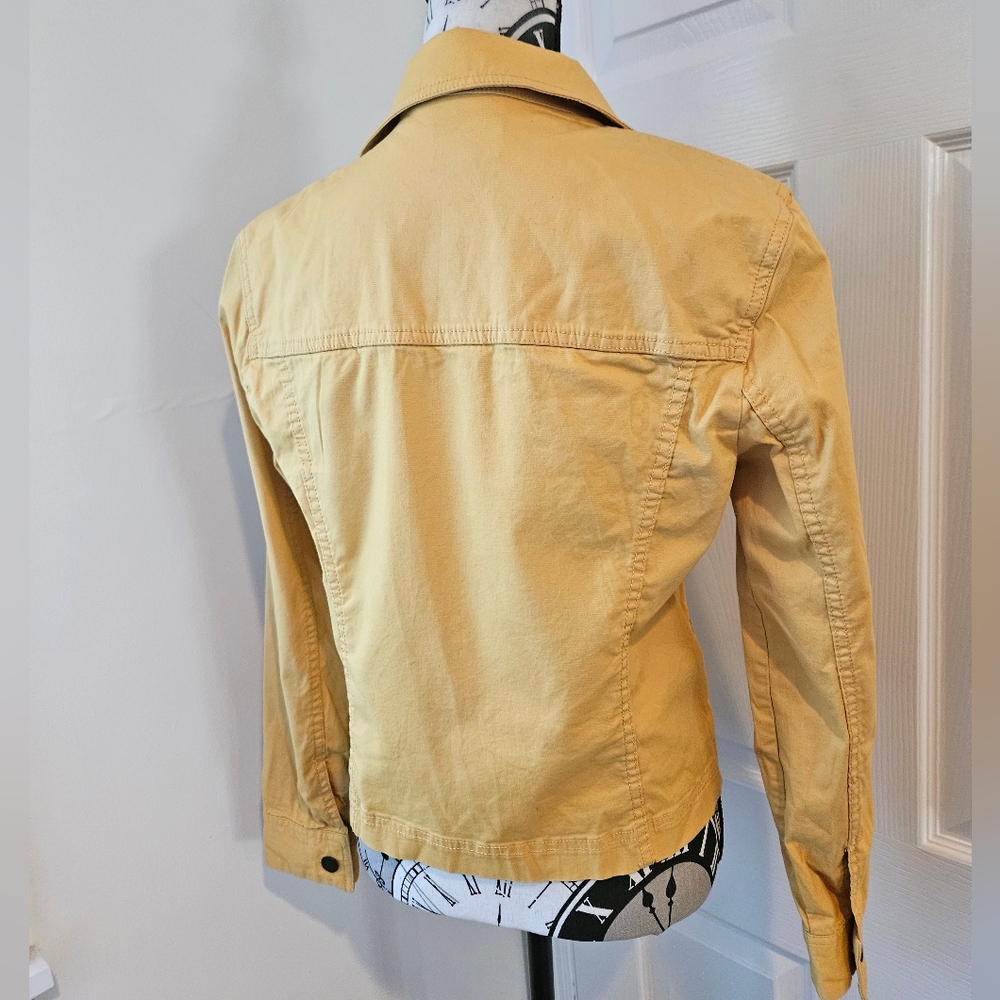 Pendleton Womens Yellow Button-Up Jacket Size Sma… - image 4